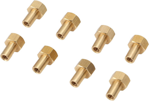 RC Nut, Brass 8Pcs Rust Resistant RC Nut for SCX24 (8mm)...