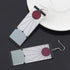 Tanjiro Cosplay Hanafuda Japanese Rising Red Sun Flag Anime Jewelry Earrings - Pair...