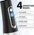 Water Flosser for Teeth Cleaner Rechargeable Oral Irrigator 4 Modes 300ML IPX7 Waterproof Powerful Battery Portable Water Dental Pick for Home Tra...