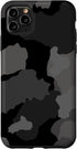 iPhone 11 Pro Max Black Grey Camo Camouflage Phone Cover Case...