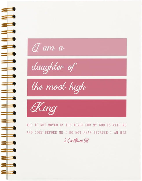 Christian Bible Verse Journaling Notebook - Christian Gifts for Women, Scripture Journal Prayer Notebook for Note Taking Church Work, Hardcover Sp...