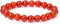 COLORFUL BLING 2Pcs Red Carnelian Crystal Stretch Bracelet Set Natural Agate Energy Chakra Beaded Gemstone for Women Couple Anxiety Relief Jewelry...