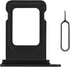 for iPhone 12 Black SIM Card Slot Replacement Single SIM Version for iPhone12 Card Tray Holder Adapter with Waterproof Rubber Ring Repair Kit Card...