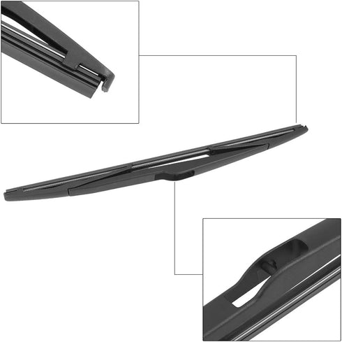 X AUTOHAUX Rear Windshield Wiper Blade Arm Set 355mm 14 Inch for BMW X3 E83 2003 2004 2005 2006 2007 2008 2009 2010 61 62 3 400 708...