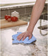 Unger Microfiber Variety-Pack All-Purpose Cloths,Blue/Blue Strip/Beige,12" x 12" (3 Pack)...