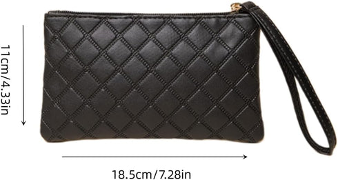 Women's Wristlet Clutch Wallet Purse Cell Phone Wallet Handbag with Wrist Strap...