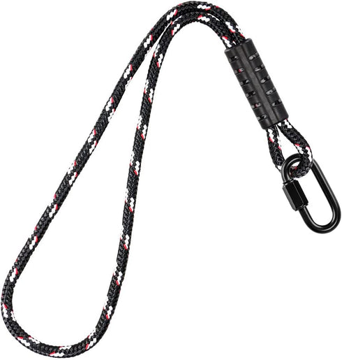BeneLabel Poseidon Series Sewn Prusik Loops Ropes, Safety, 19", Diameter 2/5", 2 Pack, Black...