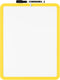 Mr. Pen- Dry Erase Board, 14” x 11” with a Black Dry Erase Marker, Yellow Frame, Small White Board, White Board for Kids, White Board for Students...
