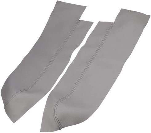 DSkoiph Front Door Panels Armrest Cover Leather Left & Right for Honda Cr-V CRV 2007-2012 (Gray)...