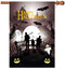 Halloween Flag Double Sided Halloween Garden Flag Outdoors 28 x 40 Inch Large Halloween Yard Flag Decorative Halloween Ghost Bat Zombie House Flag...