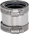 Eastman 1-1/2 Inch No-Hub Coupling with Stainless Steel Clamps, 43401...