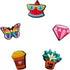 30,50,100,125 pcs PVC Random Different Shape Shoe Charms for Shoe Decoration...