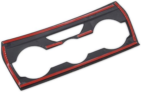 Kadore Carbon Fiber Pattern Decorative Trim Cover for 2018-2023 Subaru Crosstrek/Impreza - Interior Dashboard Console Panel AC Vent Frame...