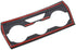 Kadore Carbon Fiber Pattern Decorative Trim Cover for 2018-2023 Subaru Crosstrek/Impreza - Interior Dashboard Console Panel AC Vent Frame...