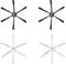 4Pcs Hexagon Side Brushes Compatible for Roborock Q Revo Self-Cleaning Sweeping Robot Vacuum Cleaner P10 Replacement Parts Accessories...