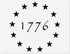 1776 13 Stars Betsy Ross Stencil Template - Reusable Memorial Day Stencil of American Flag Pattern Stencil for President's Day Decorations Paintin...