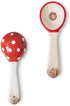 Mushroom Spoons - Asian Ceramic Soup Spoon Set of 2, Safety Ceramics - Use for Noodle, Dessert, Breakfast, Soup....