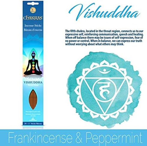 Chakras Natural Incense Sticks Essential Set. 140 Sticks, Each Lasting 1+ Hour Perfect for Meditation, Reiki, Yoga, Relaxation, & Healing! Natural...