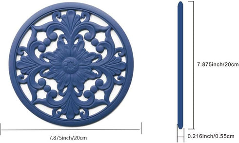 Smithcraft Silicone Trivets for Hot Pots and Pans, Non Stick Hot Pad Pot Holders for Kitchen, Multi-use Heat Resistant Mat for Table and Counterto...