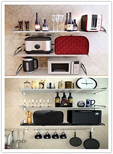2 Slice Toaster Dust Cover Dust Proof Bag 2 Pack Red & Black...