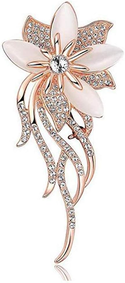 Womens Flower Floral Bridal Wedding Bouquet Cheap Brooches Pin...