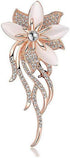 Womens Flower Floral Bridal Wedding Bouquet Cheap Brooches Pin...