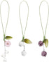 3 Pcs Tulip Flower Mobile Phone Pendant, Decorative Charms for Cellular Telephones, Suitable for Keychain, Backpack, Wallet Decoration...