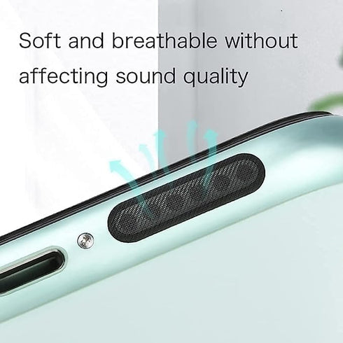 iPhone Speaker Dust Protector Stickers Set, Phone Speaker Protector Net with Cleaning Kit for Mobile Speaker Dust Protector Anti Dust Plug (24 Pie...