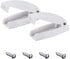 Miady RV Baggage Door Catch -Holds Compartments and Doors Open, Durable Material and Simple Installation- White...