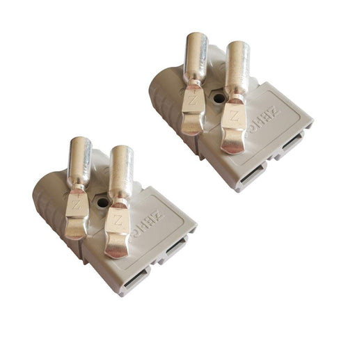 120A Battery Connector for 120A 600V Plug,Quick-Connector Disconnector Housing 2-Pole (Grey)...