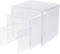 Super Z Outlet Clear Acrylic Riser Set of Three (3-Inch, 4-Inch, 5-Inch)...