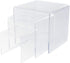 Super Z Outlet Clear Acrylic Riser Set of Three (3-Inch, 4-Inch, 5-Inch)...