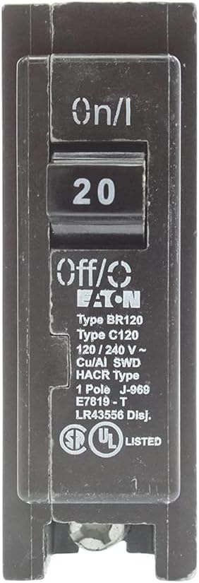 Westinghouse 20 amp circuit breaker BR120 Single Pole...