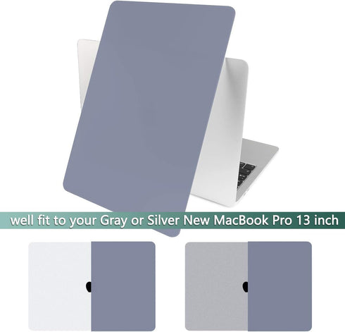 Batianda for MacBook Pro 13 inch Case 2020 2022 Release M2 M1 A2338/A2289/A2251 Model with Touch Bar Rubberized Hard Shell Case Cover with Keyboar...