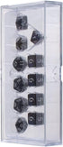 Ultra PRO - Eclipse 11 Dice Set (Jet Black) - Great Dice Set for All Kinds of Card Games and Board Games Such As, DND, MTG, and RPG - UP Your Game...