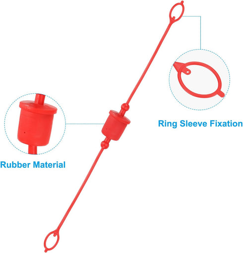 PATIKIL 3/8" ISO 16028 Hydraulic Coupler Male Dust Cap and Female Plug Cover, 2 Set Hydraulic Quick Disconnects Coupling Port Plug Cover Fittings ...