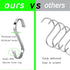 Heavy Duty S Hooks,Stainless Steel S Shaped Hook for Hanging Pots and Kitchenware, Utensils,Clothes, Bags, Cups,Towels, Plants-3.7 inch,8 pack...