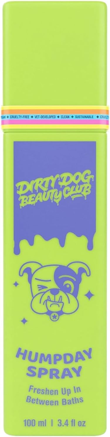 Dirty Dog Beauty Club - Humpday Spray for Dogs & Puppies - Odor Eliminating Mist with Organic Essential Oils - Balances Skin & Fur Freshness - 100...