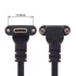 JSER Down Up Angled USB 3.1 Type-C Dual Screw Locking to Standard USB3.0 Data Cable 90 Degree Compatible for Camera...