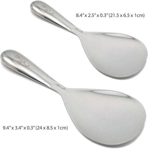 Stainless Steel Rice Paddle Cooking Utensil Rice Kitchen Tool (Silver 9.46")...