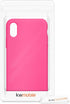 kwmobile Case Compatible with Apple iPhone X Case - TPU Silicone Phone Cover with Soft Finish - Neon Pink...