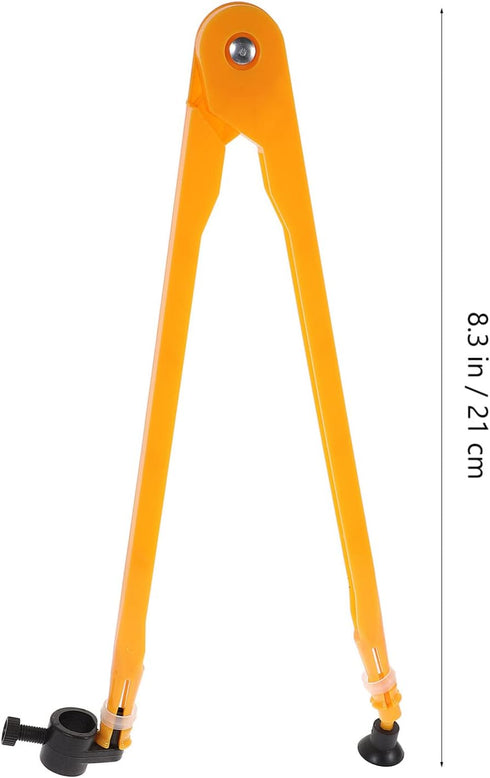 Teaching Compass Plastic Whiteboard Compass Drawing Math Geometry Tool Large Circle on Teacher Aids for Drafting Woodworking Demonstration Compass...