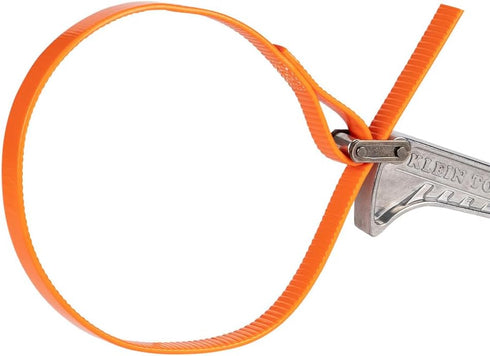 Klein Tools S6HB Strap Wrench, Adjustable Grip-It Strap Wrench Adjusts 1-1/2 to 4-Inch, 6-Inch Handle...