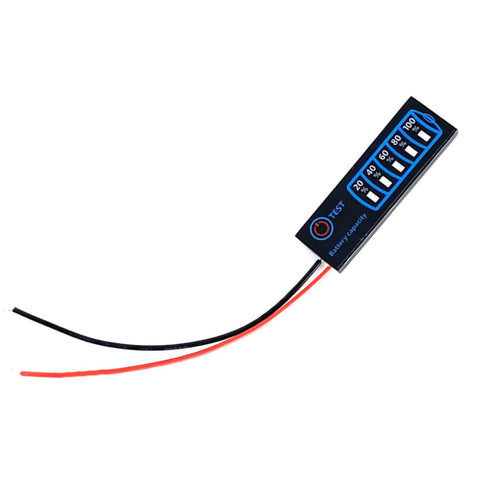 5PCS 2S-8S DC5-30V 12V/24V Lithium Battery Charge LED Display Tester BMS Lifepo4 Li-po Li-ion Capacity Test Power Level Indicator Board Power...