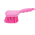 SPARTA 40541EC26 Plastic Scrub Brush, Utility Brush, Kitchen Brush With Hanging Hole For Cleaning, 8 Inches, Pink...