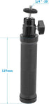 CAMVATE Rubber Hand Grip with 1/4" Ball Head Mount for Photographic Accessory (Black) - 2258...