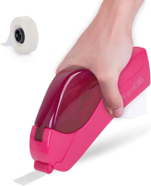 Handheld Packaging Tape Dispenser Gun with Auto Cutter - One-Handed, Safe & Convenient, No Batteries Needed, Compatible with 1/2'' to 3/4'' Tape (...