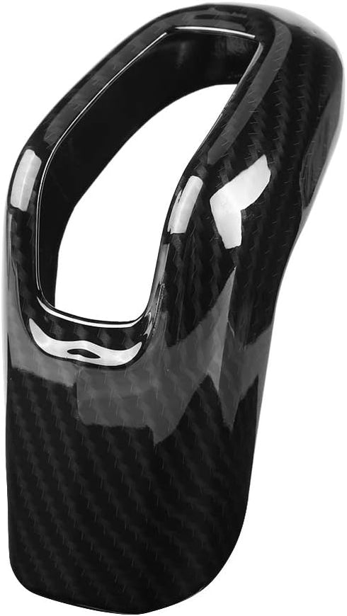Qiilu Shift Gear Cover, Carbon Fiber Car Gear Shift Knob Trim Sticker Protector for Range Sport 2014-2017...