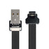 xiwai 2.0M Up Down Angled USB 2.0 Type-A Male to USB-C Type-C Male Data Flat Slim FPC Cable for FPV & Disk & Phone...