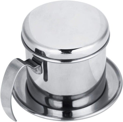 Coffee Filter Vietnamese Coffee Drip Filter Stainless Steel Vietnamese Coffee Maker Coffee Maker Pot Single Serving Cup Manual Coffee Infuser Filt...